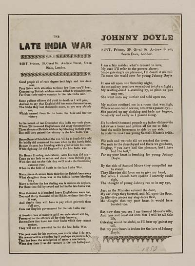 (8) Late India war