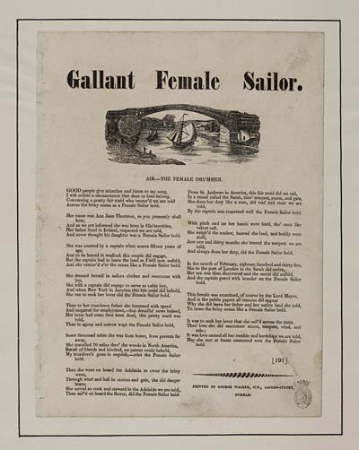 (52) Gallant female sailor