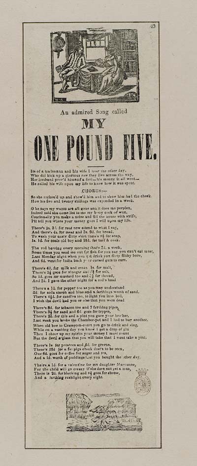 (33) Admired song called My one pound five