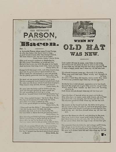 (44) Methodist parson, or, Preaching for bacon