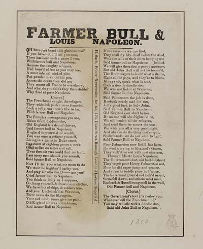 (70) Farmer Bull & Louis Napoleon