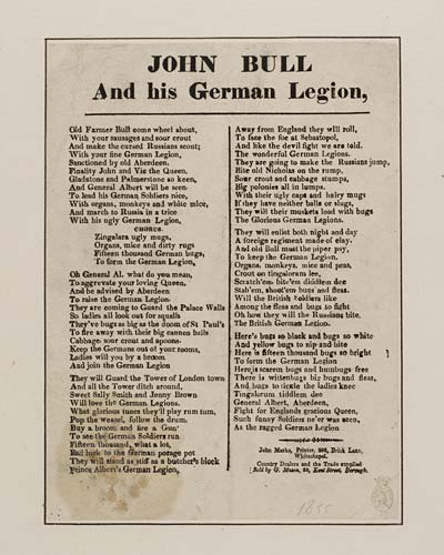 (43) John Bull and his German Legion