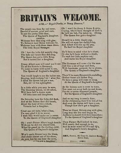 (89) Britain's welcome