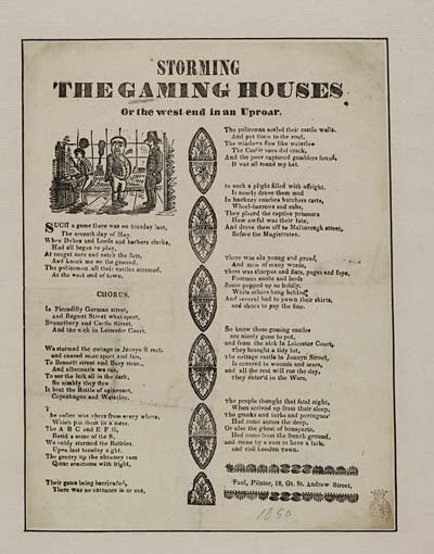 (35) Storming the gaming houses, or The West-end in an uproar