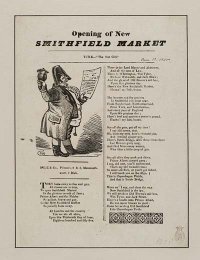 (105) Opening of new Smithfield market