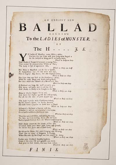 (161) Exelent [sic] new ballad ascrib'd to the ladies of Munster