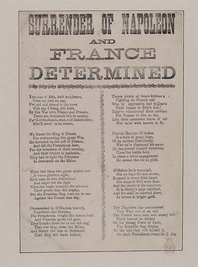 (26) Surrender of Napoleon and France determined