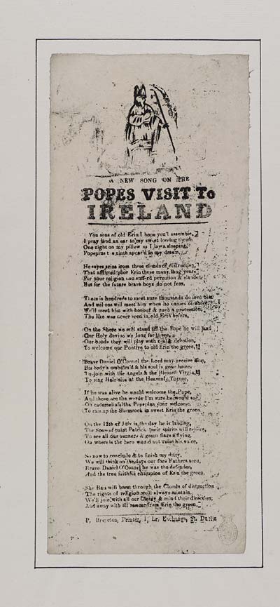 (95) New song on the popes visit to Ireland