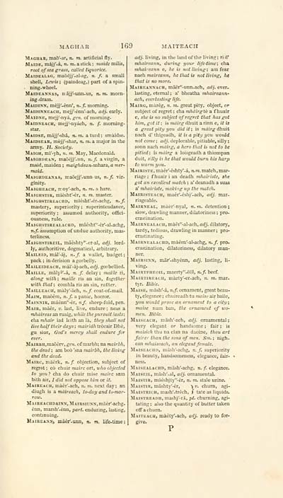 225 Blair Collection Argyleshire Pronouncing Gaelic Dictionary Early Gaelic Book Collections National Library Of Scotland