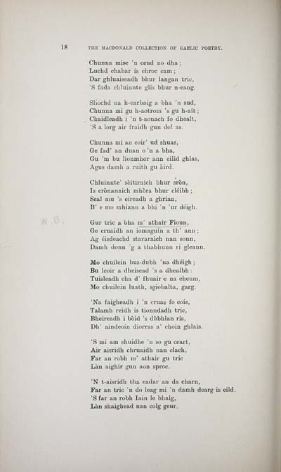 114 Matheson Collection Macdonald Collection Of Gaelic Poetry Early Gaelic Book Collections National Library Of Scotland