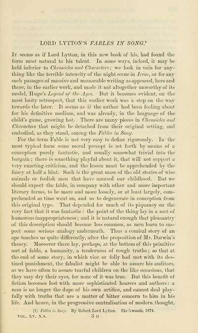 (13) [Page 817] - Lord Lytton's 'Fables in song'