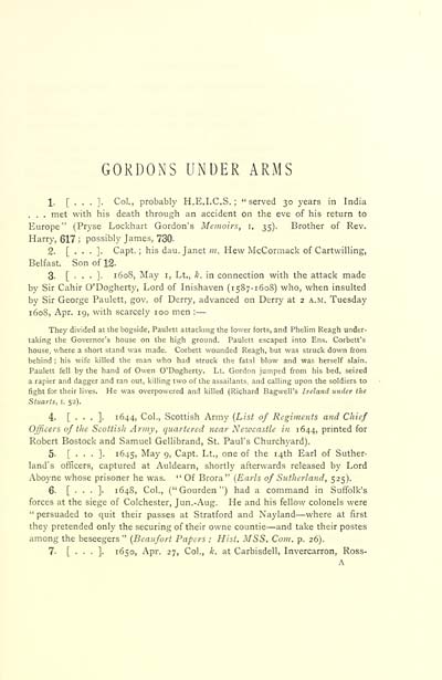 (81) [Page 1] - Gordons in the British and Indian Services