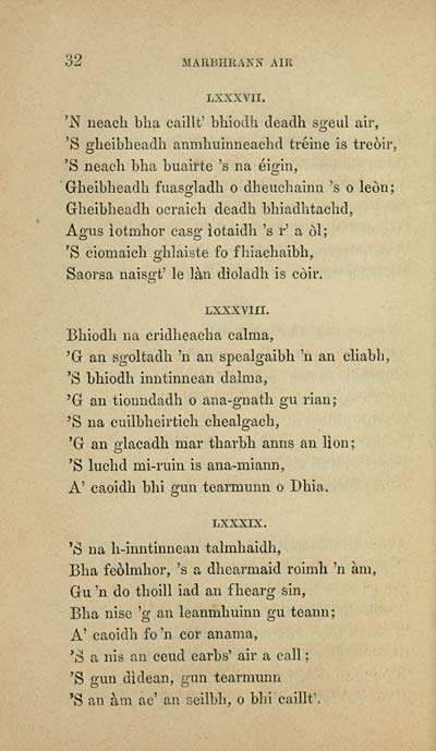 48 Hew Morrison Collection Marbhrann Air Dr Domhnullach Na Toisidheachd Early Gaelic Book Collections National Library Of Scotland