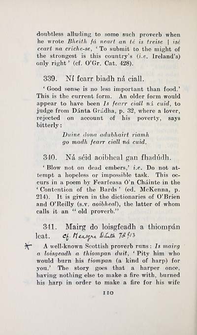 122 Matheson Collection Miscellany Of Irish Proverbs Early Gaelic Book Collections National Library Of Scotland