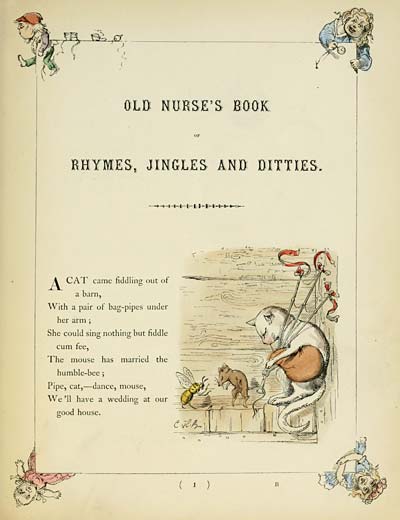 11 J F Campbell Collection Old Nurse S Book Of Rhymes Jingles And Ditties Early Gaelic Book Collections National Library Of Scotland digital gallery national library of scotland