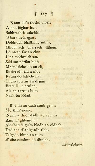 125 Ossian Collection Orain Ghaidhealach Early Gaelic Book Collections National Library Of Scotland