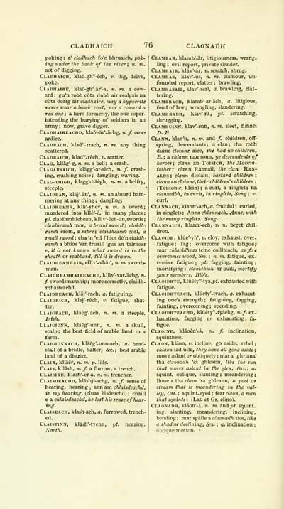 134 J F Campbell Collection Pronouncing Gaelic Dictionary Early Gaelic Book Collections National Library Of Scotland