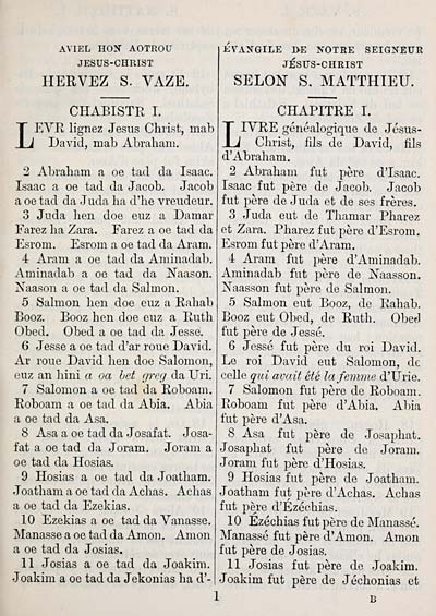 13 Blair Collection Testamant Nevez Hon Autron Hag Hor Zalver Jesus Christ Early Gaelic Book Collections National Library Of Scotland