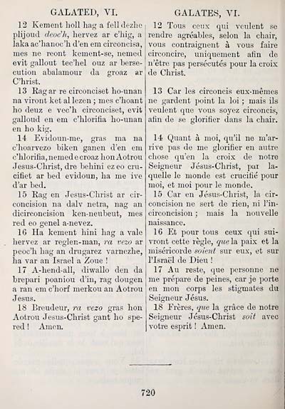 732 Blair Collection Testamant Nevez Hon Autron Hag Hor Zalver Jesus Christ Early Gaelic Book Collections National Library Of Scotland