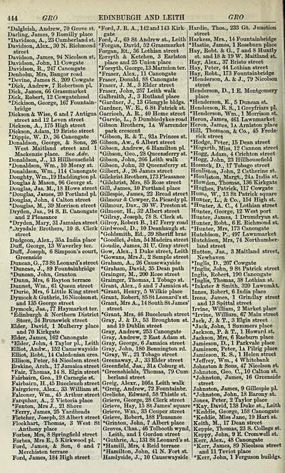 480 Towns Edinburgh 1846 1975 Post Office Edinburgh And Leith Directory 1879 1880 Scottish Directories National Library Of Scotland