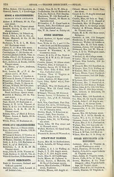 556 Towns Glasgow 1828 1912 Post Office annual Glasgow