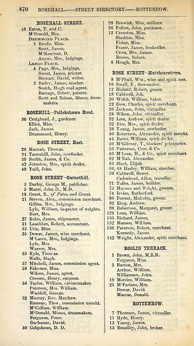 494 Towns Glasgow 1828 1912 Post Office annual Glasgow