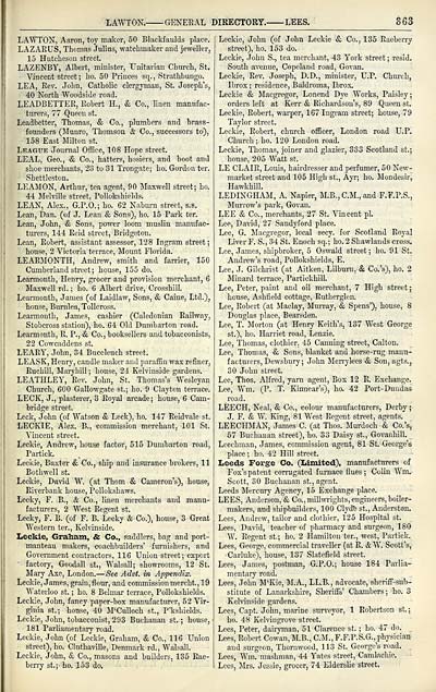 371) - Towns > Glasgow > 1828-1912 - Post-Office annual Glasgow