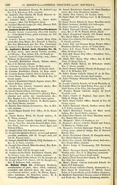 538) - Towns > Glasgow > 1828-1912 - Post-Office annual Glasgow