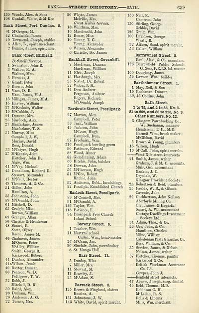 673 Towns Glasgow 1828 1912 Post Office Annual Glasgow