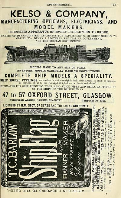 1715 Towns Glasgow 1828 1912 Post Office Annual Glasgow