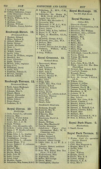 636 Towns Edinburgh 1846 1975 Post Office Edinburgh and