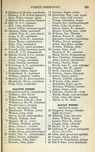 307 Towns Dundee 1809 1912 Dundee directory 1876 1877