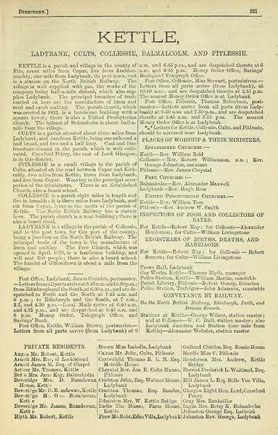 245) - Scotland counties Directories North-Eastern of of Scotland of Library comprising Kinross, - > Kincardine Scottish counties Scotland, 1877 Fife, of the the Forfar, and Aberdeen, - directory National Banff, Worrall\'s 