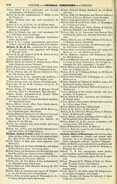 484 Towns Glasgow 1828 1912 Post Office annual Glasgow