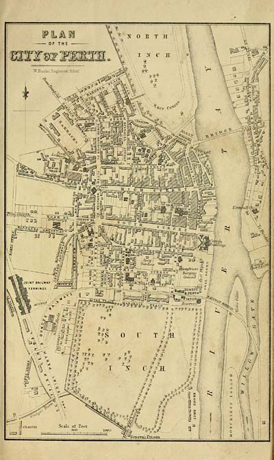 (7) Map - Towns > Perth > 1845-1885 - Post Office Perth directory ...