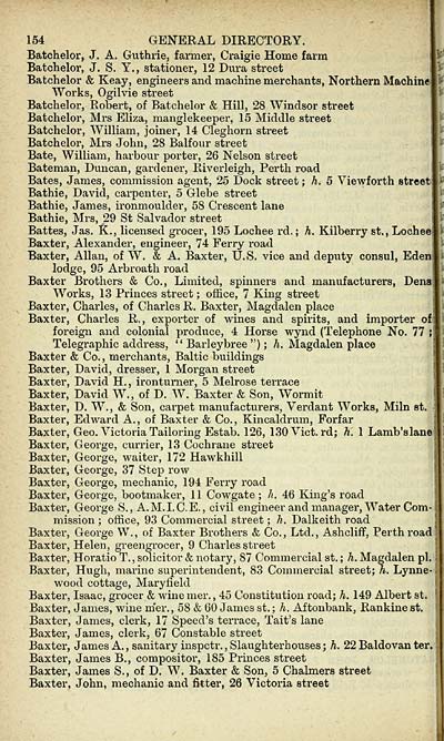 168 scottish post office directories towns dundee 1809 1912 northern machine works