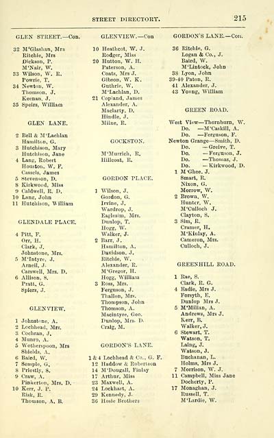 223 Towns Paisley 14 1912 Paisley Directory And General Advertiser 15 16 Scottish Directories National Library Of Scotland