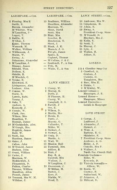 235 Towns Paisley 14 1912 Paisley Directory And General Advertiser 16 17 Scottish Directories National Library Of Scotland