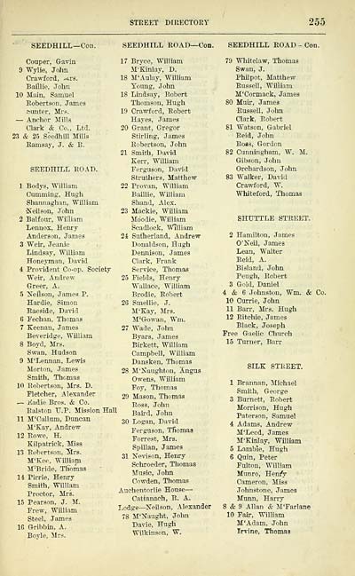 261 Towns Paisley 1884 1912 Paisley directory and general