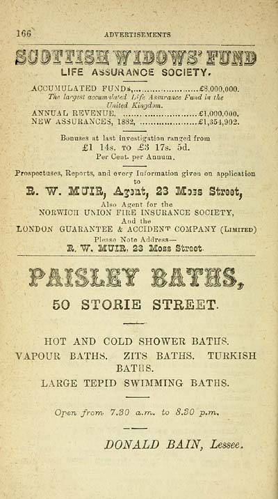 416 Towns Paisley 1862 14 Watson S Directory For Paisley Renfrew Johnstone Elderslie Linwood Quarrelton Thornhill Balaclava And Inkerman 18 14 Scottish Directories National Library Of Scotland