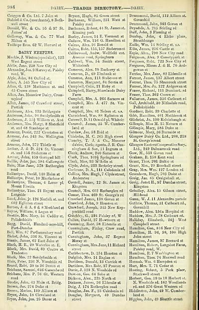 1014 Towns Glasgow 1828 1912 Post Office annual Glasgow