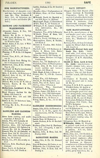 1405 Towns Glasgow 1828 1912 Post Office Annual Directory 1908 1909 Scottish Directories National Library Of Scotland