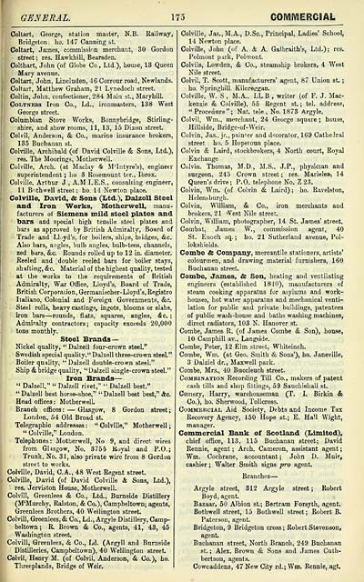 179) - Towns > Glasgow > 1828-1912 - Post-Office annual Glasgow