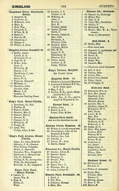 906 Towns Glasgow 18 1912 Post Office Annual Glasgow Directory 1909 1910 Scottish Directories National Library Of Scotland