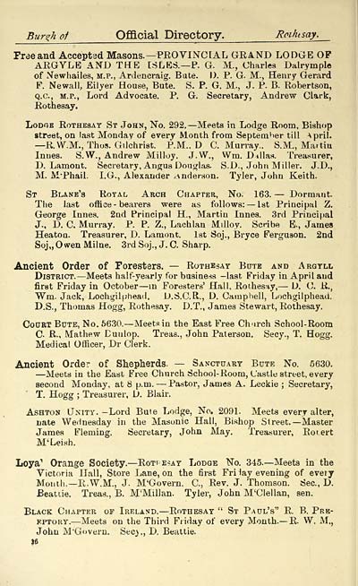 46 Counties Bute 1889 1893 1895 1911 Bute county