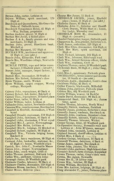 10) - Towns > Dalkeith > 1887-1891, 1894 - Carment's … directory for  Dalkeith and district > 1890 - Scottish Directories - National Library of  Scotland