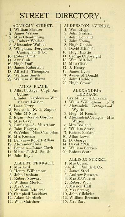 247 Towns Ayr 1894 1912 Ayr Post Office General and