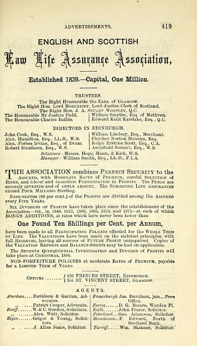 423 Towns Aberdeen 1858 1912 Post Office Aberdeen Directory 1877 1878 Scottish Directories National Library Of Scotland