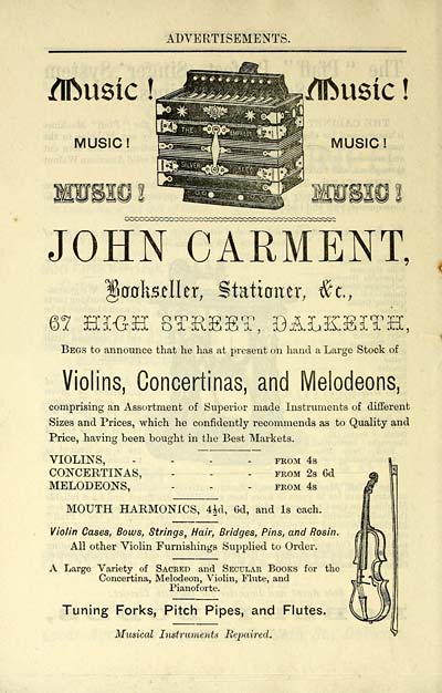 136 Towns Dalkeith 17 11 14 Carment S Directory For Dalkeith And District 18 Scottish Directories National Library Of Scotland