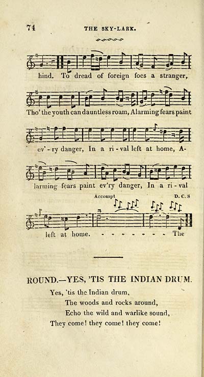 (92) Page 74 - Yes, 'tis the Indian drum
